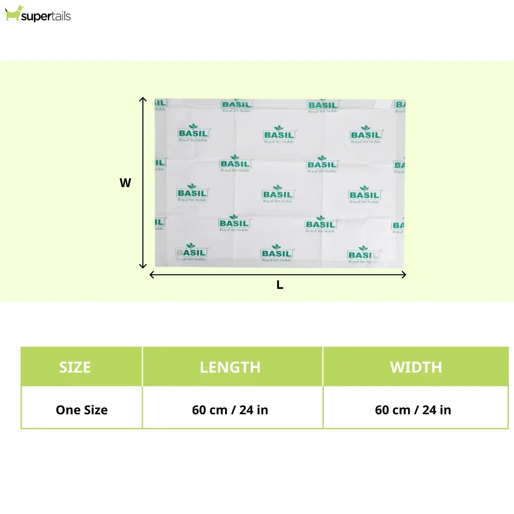 Basil Puppy Training Pads (60x60cm) - Image 2