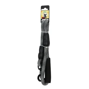 Basil Rope Leash for Dogs (Black/Gray)