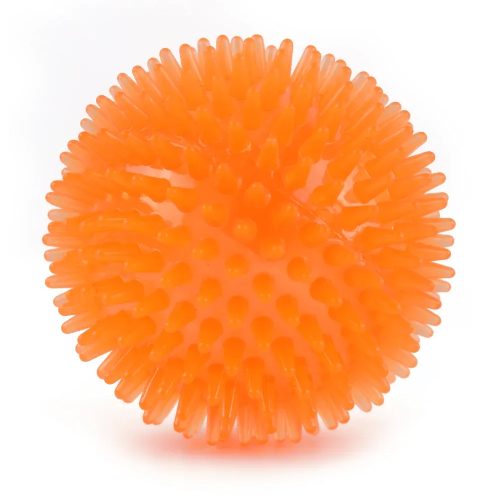 Basil Squeaky Rubber Ball and Treat Dispensing Solid Chew Ball Toys Combo for Dogs - Image 2