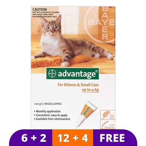 Bayer Advantage flea treatment for cats | Best Topical Cat Flea Treatment | Cat Flea Spot On Imidacloprid Dosage for Cats