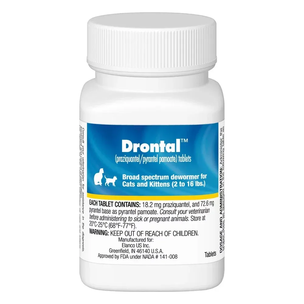 Bayer Drontal broad-spectrum Dewormer | Cat & kittens Dewormer Tablets | Drontal Over the Counter - Image 2