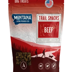 Beef Heart Freeze-dried Raw Trail Snacks (Treats) for Dogs 3oz
