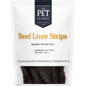 Beef Liver Jerky Strips, 5 oz