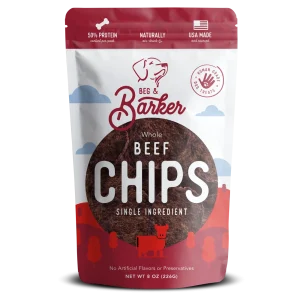 Beg & Barker Beef Heart Chips Dog Treats 8 oz