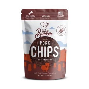 Beg & Barker Pork Heart Chips Dog Treats 3.5 oz