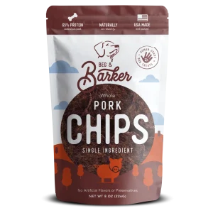 Beg & Barker Pork Heart Chips Dog Treats 8 oz