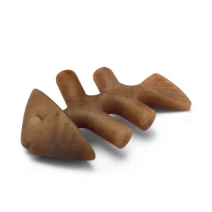 Benebone Fishbone Dog Chew Toy Salmon Small