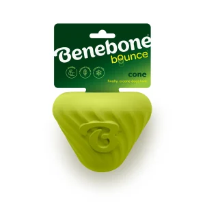 Benebone Holiday Rubber Cone Treat Dispenser Dog Toy