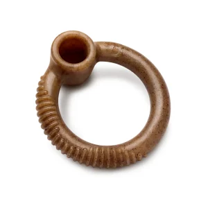 Benebone Ring Durable Dog Chew Toy Bacon Medium