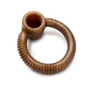 Benebone Ring Durable Dog Chew Toy Bacon Small
