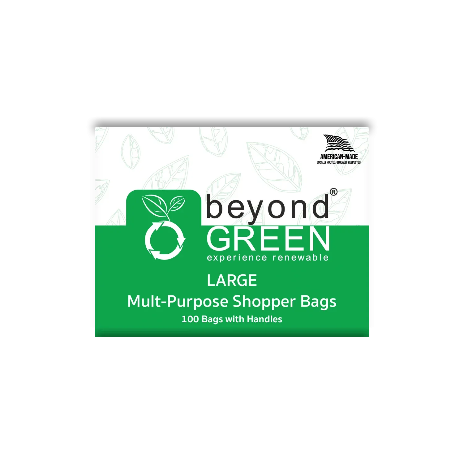 beyondGREEN Large Multi-Purpose Shopper Bags – Made in USA, Tear-Resistant & Leak-Resistant - Image 2