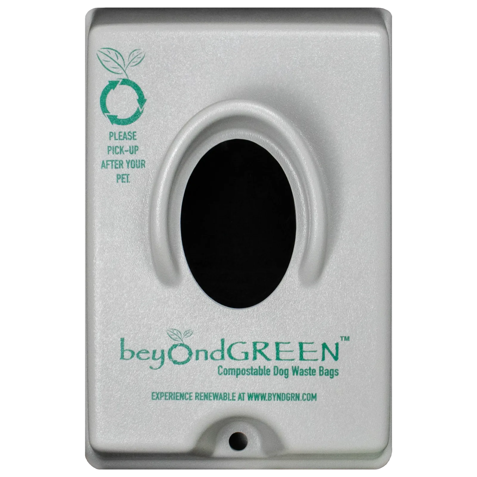 beyondGREEN Single-Pull Dog Waste Bag Dispenser – Wall/Pole Mount – Compatible with Single-Pull Header Packs - Image 2