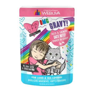 BFF Cat Omg Date Nite! Duck and Salmon Dinner in Gravy 2.8 oz. 12 ct