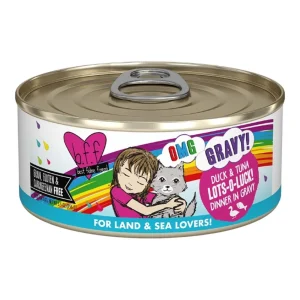 BFF Cat Omg Gravy Lots Luck Duck & Tuna 5.5 oz. - 8 ct