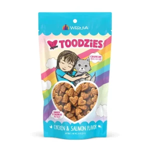 BFF Cat Toodzies Crunchy Chicken & Salmon Cat Treats 2 oz