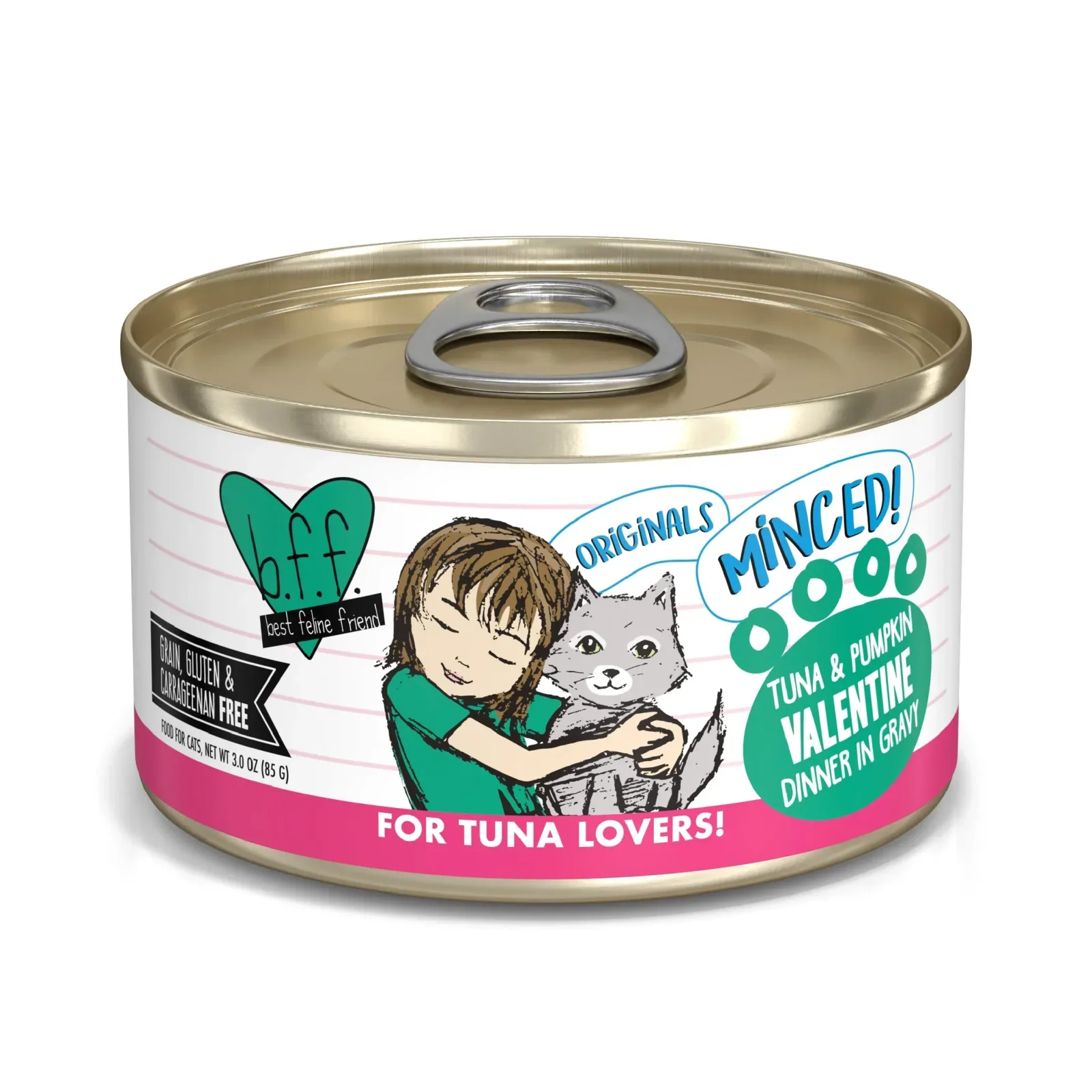 BFF Cat Valentine Tuna Veg, 3 oz 24 ct