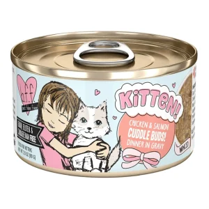 BFF Kitten Cuddle Buds Chicken & Salmon Recipe in Gravy Wet Cat Food, 2.8 oz, 12 ct