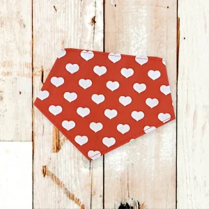 "Big Valentine Hearts" Dog Bandana