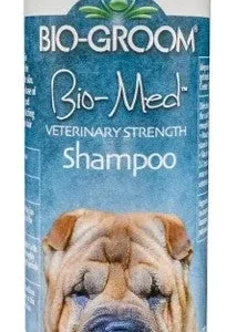 Bio Groom Bio-Med Coal Tar Pet Shampoo Veterinary Strength 8 oz