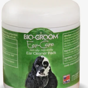 Bio Groom Ear Care Non-Oily Non-Sticky Medicated Ear Cleaner Pads 25 Pads