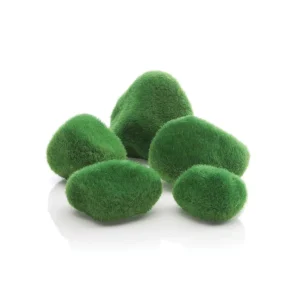 BiOrb Moss Pebbles Aquarium Ornament Green