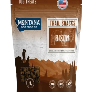 Bison Liver Freeze-Dried Raw Trail Snacks (Treats) for Dogs 3oz
