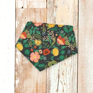"Black Poppy" Dog Bandana