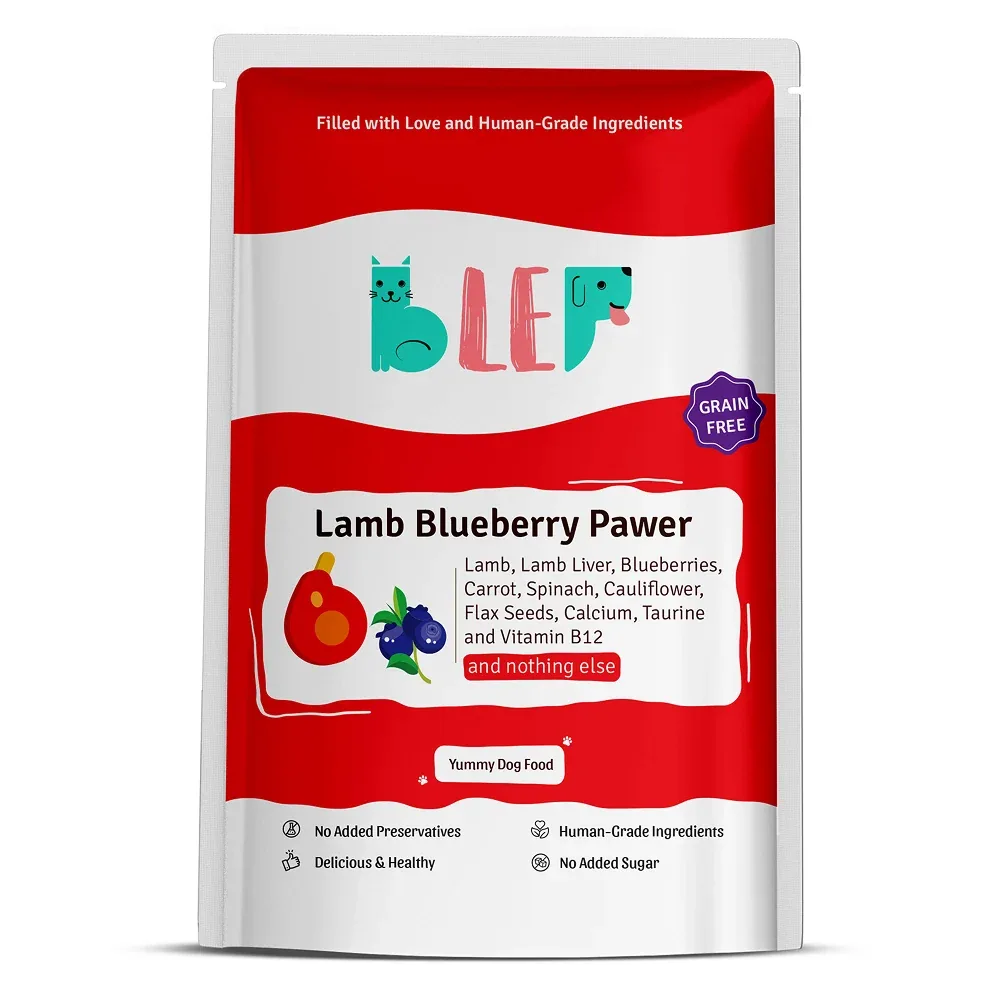 BLEP Lamb Blueberry Pawer Dog Wet Food (200g)