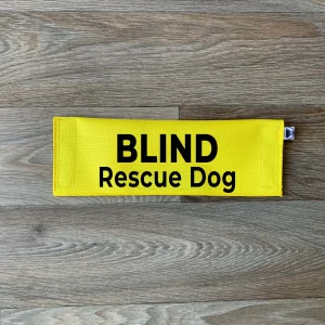 Blind Rescue Dog Leash Flag
