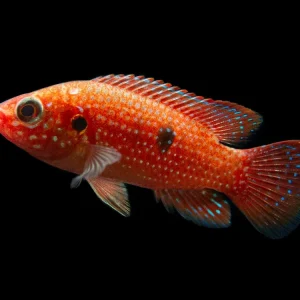 Blood Red Jewel AKA African Fire Cichlid (Hemichromis lifalili), Tank-Bred!