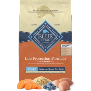 Blue Buffalo Large Breed Adult Chicken and Brown Rice Dry Dog Food