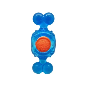 Blue Candy-Inspired Squeaky Tennis Ball Dog Chew Toy