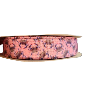 Blue Crab 2 Nylon Dog Collar