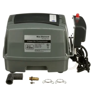 Blue Diamond ET200A W/ALARM Linear Air Pump