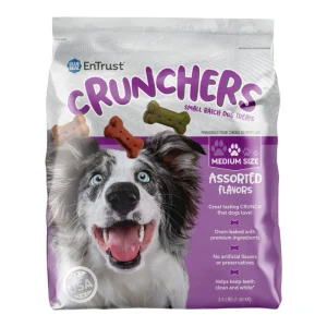 Blue Seal Entrust Crunchers Small Batch Dog Treats Assorted Medium - 3.5 lb