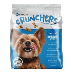 Blue Seal Entrust Crunchers Small Batch Dog Treats Original Mini - 2 lb