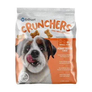 Blue Seal Entrust Crunchers Small Batch Dog Treats Peanut Butter Small - 3.5 lb