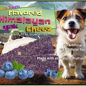 Blueberry Flavored Yak Cheese Chew