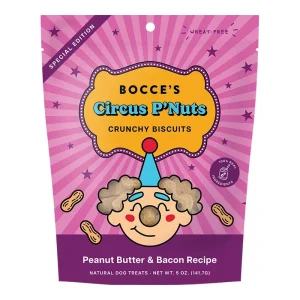Bocce's Bakery Dog Biscuit Circus P'Nuts, 6 oz