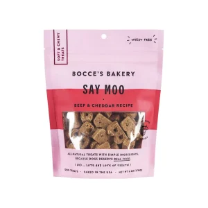 Bocce's Bakery Dog Soft And Chewy Say Moooo, 6 oz