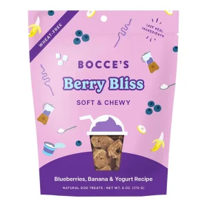 Bocce's Bakery Dog Soft & Chewy Berry Bliss, 6 oz