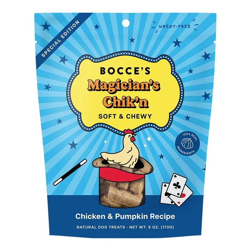 Bocce's Bakery Dog Soft & Chewy Magician's Chik'n, 6 oz