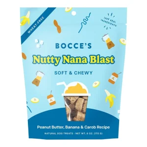 Bocce's Bakery Dog Soft & Chewy Nutty Nana, 6 oz