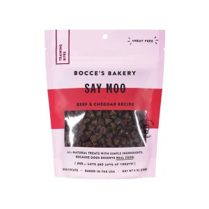 Bocce's Bakery Dog Training Say Moooo 6 oz