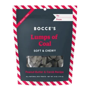 Bocce's Bakery Lump of Coal Dog Treats 6 oz