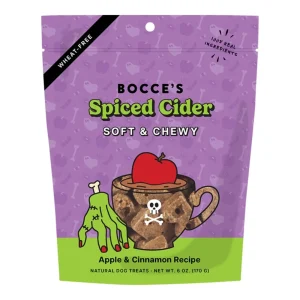 Bocce's Bakery Spiced Cider Soft & Chewy Dog Treats 6 oz