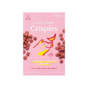 Bocces Dog Crispies Bacon And Banana, 10 oz