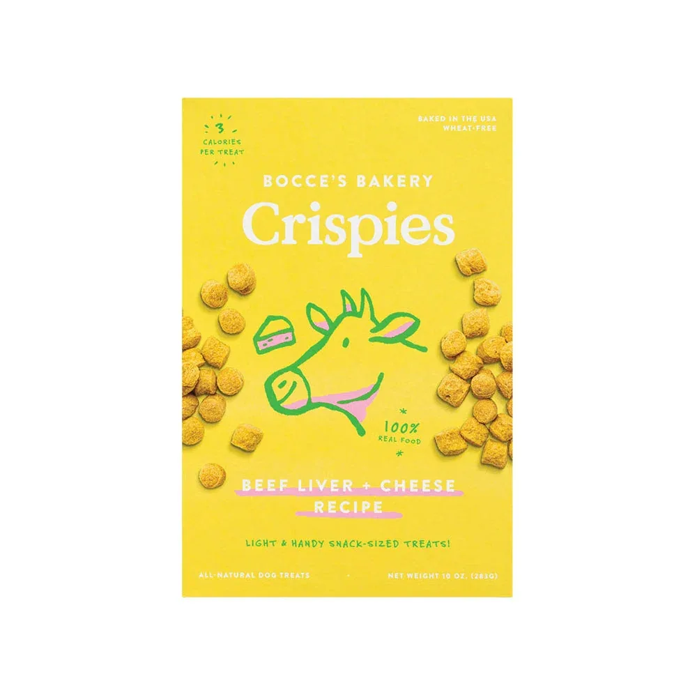 Bocces Dog Crispies Beef Liver And Cheese 10 oz