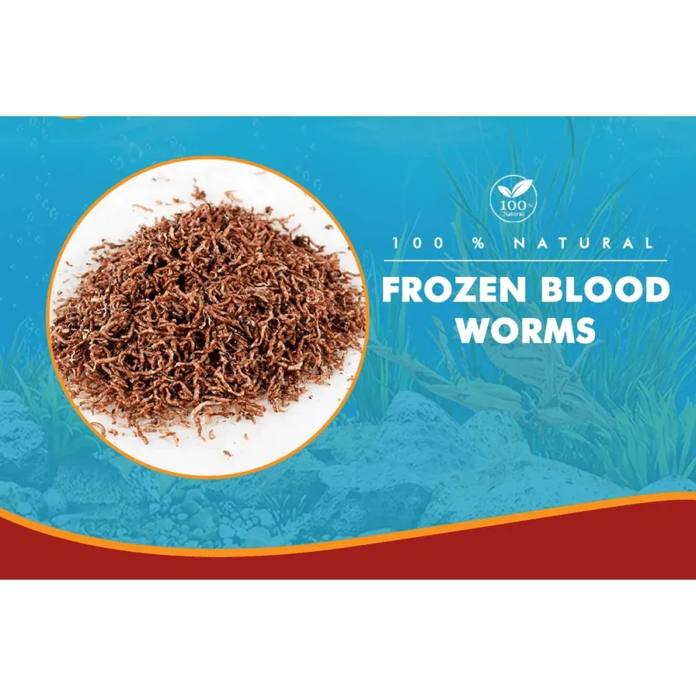 Boltz Freeze Dried Blood Worms Fish Food - Image 2