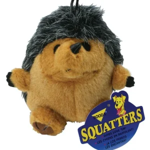 Booda Squatter Plush Dog Toy Hedgehog Multi-Color Large